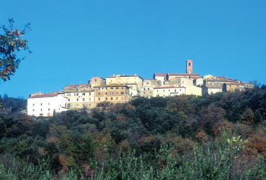 Fotografia panoramica di Monteverdi Marittimo